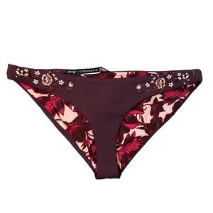 Rapsodia + Maaji Embroidered Beaded Bikini Bottom NWOT